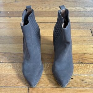 Indigo Women's Dark Brown Pointed Chelsea Ankle Boots